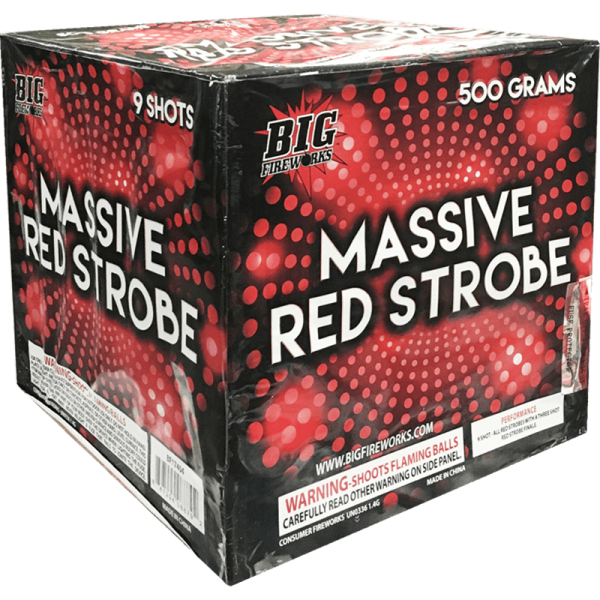 Massive Red Strobe Pro Fireworks